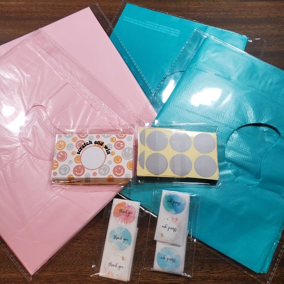 Gender Reveal-Birthday Party-Babyshower Bundle-Goodie Bags-Scratch Cards-Sticker - Picture 3 of 7